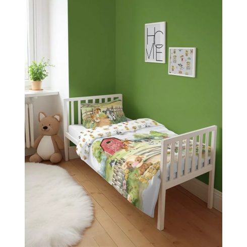 Pamut ágynemű huzat 90*120 cm - Farm zöld 