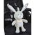 Chicco Lullaby Stardust Bunny zenélő-fénylő altató plüssnyuszi 0 hó+