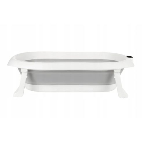 Premium Összecsukható kád hőmérővel és anatómiai támasztékkal + állvány - Grey