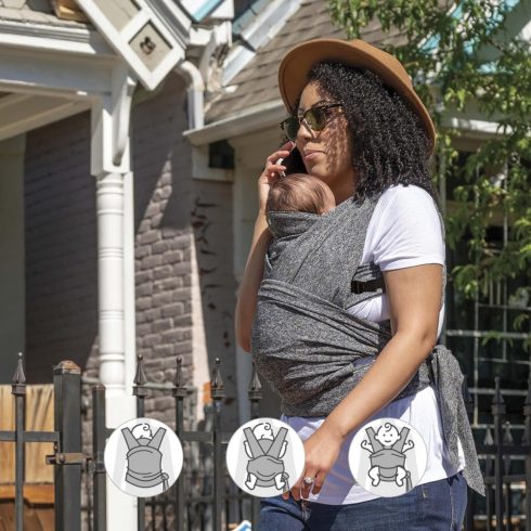 Chicco Boppy ComfyFit  Evolution hordozókendő
3,5 kg -15 kg - Blue