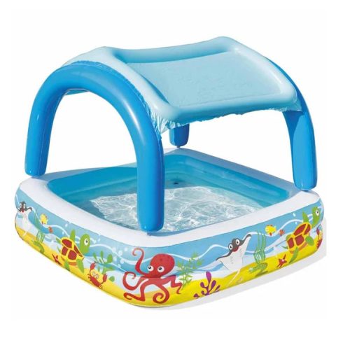 Bestway Beach Buddy™ pancsoló medence napvédő tetővel 140 x 140 x 114 cm