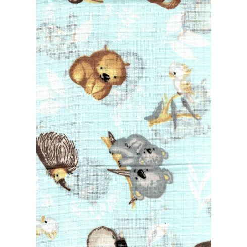 Mintás textil pelenka 1db-os - Mama és kicsinyei kék