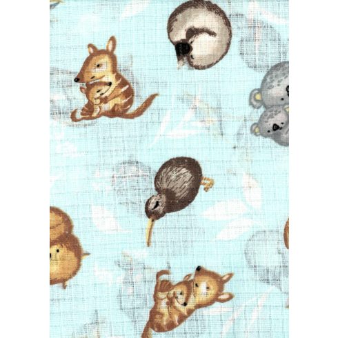 Mintás textil pelenka 1db-os - Mama és kicsinyei kék