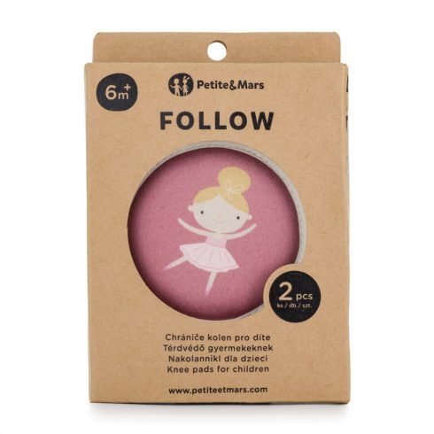 P&M Elasztikus térdvédők Follow Dusty Rose