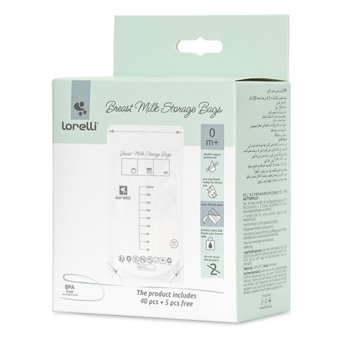 Lorelli tejtároló zacskó 200 ml - 45 db 