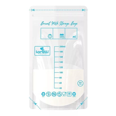 Lorelli tejtároló zacskó 200 ml - 45 db 