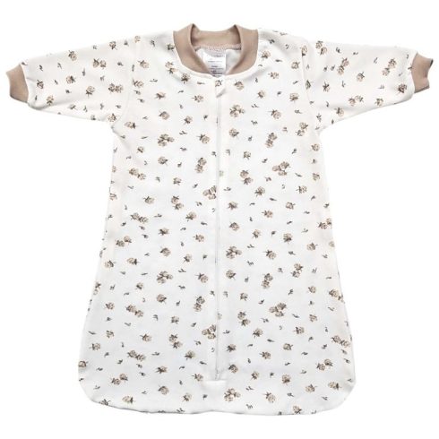 Vaganza Hosszú ujjú pamut hálózsák, mintás (56) - Rózsák