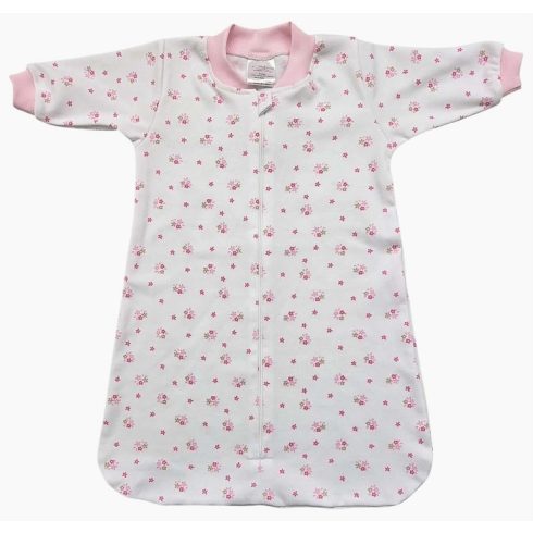 Vaganza Hosszú ujjú pamut hálózsák, mintás (62) - Virágszirmok