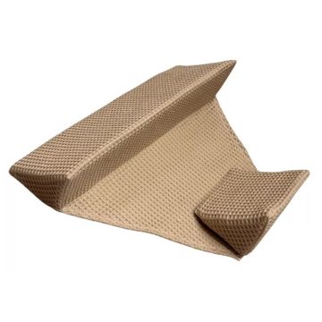   Babastar Waffle elfordulás gátló párna (bölcsőpárna) -  Tejeskávé