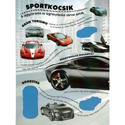 Mozgalmas matricásfüzet - Versenygépek 