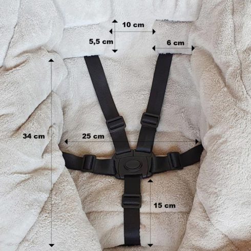 P&M Jibot állítható bundazsák 3in1 babakocsira - Dark Walnut