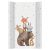 Ceba Baby puha 2 ékes pelenkázó lap 50*70 cm - Basic Forest Friends