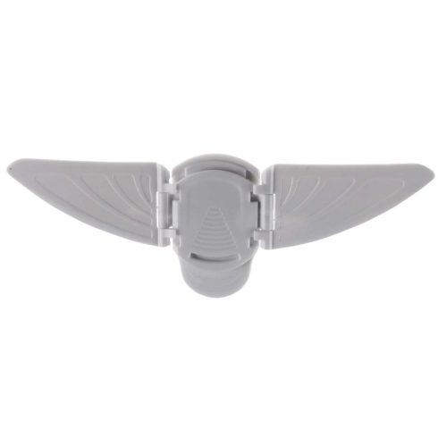 Zopa tolóajtó zár 1db - fehér