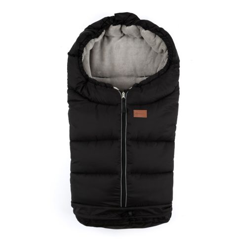 PETITE&MARS Téli szett Jibot 3in1 bundazsák + kézmelegítő kesztyű babakocsira - Jasie Charcoal Grey