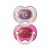 Tommee Tippee Night Glow nyugtató cumi 18-36 hó, 2 db - piros/lila