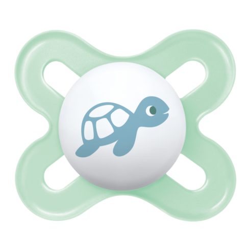 MAM Original Start  szilikon nyugtató cumi 0+ hó -  menta teknős