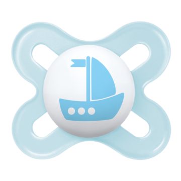   MAM Original Start  szilikon nyugtató cumi 0+ hó - kék hajó