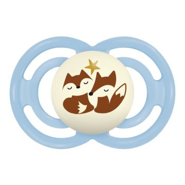 MAM Perfect Night 16+ szilikon nyugtató cumi - Kék róka 