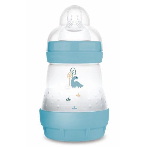 MAM Anti-Colic Matt cumisüveg 160ml 0hó+  Kék Dinó 