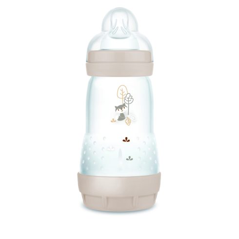 MAM Anti-Colic Matt cumisüveg 260ml 2hó+  Bézs Mosómaci