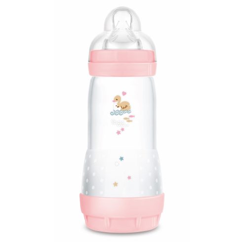 Mam Anti-Colic cumisüveg 320 ml  4 hó + rózsaszín kacsa 