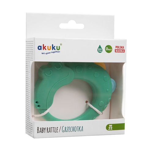 Akuku csörgő krokodil 0ho+