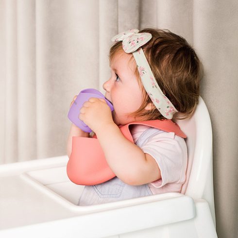  Baby Ono ergonómikus tanuló pohár 120 ml - rózsaszín