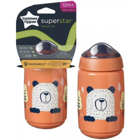 Tommee Tippee Superstar Sippee Cup csőrös pohár 390 ml 12m+ - Terrakotta