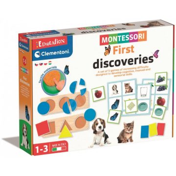 Clementoni Montessori első játékaim felfedező készlet