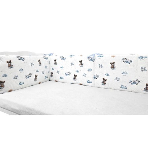 Baby Shop fejvédő kiságyba - Kék maci