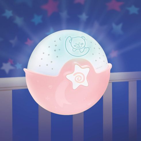 Infantino éjjeli fény és projektor - pink 
