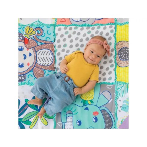 Infantino Giant Sensory Discovery óriás játszószőnyeg 121x121 cm