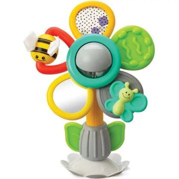   Infantino Stay & Play Sunflower tapadókorongos készségfejlesztő játék