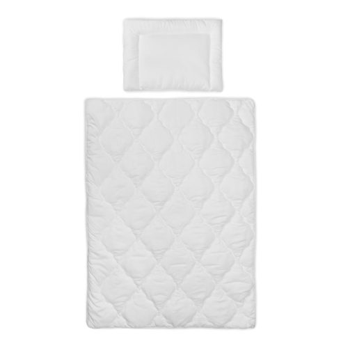 Vaganza vékony steppelt 2 részes babaágynemű 90x120 cm - fehér