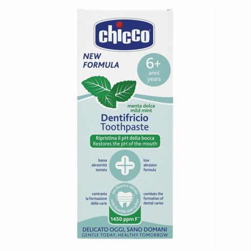 Chicco Menta ízű fogkrém fluoridos 50 ml xilittel 6 év+