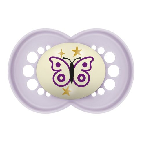 MAM Original Night 16 hó+ szilikon nyugtató cumi 2 db - Lány