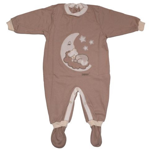 Trimex Pamut hosszú ujjú rugdalózó (68) holdon alvó maci