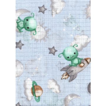 Mintás textil pelenka 1db-os - Marslakócska