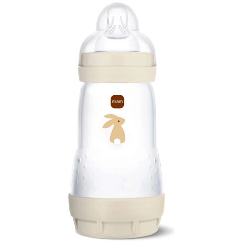 Mam 260 ml  Anti-Colic 2+ cumisüveg - Bézs nyuszi 