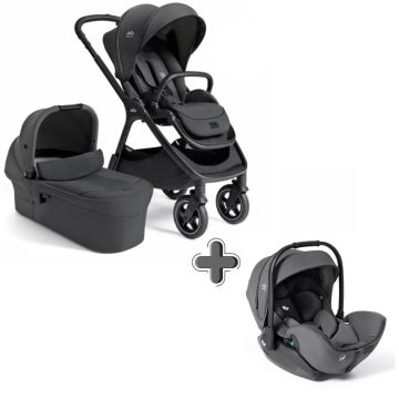   Joie Signature Finiti 3in1 babakocsi Ebony (i-Level Pro hordozóval)