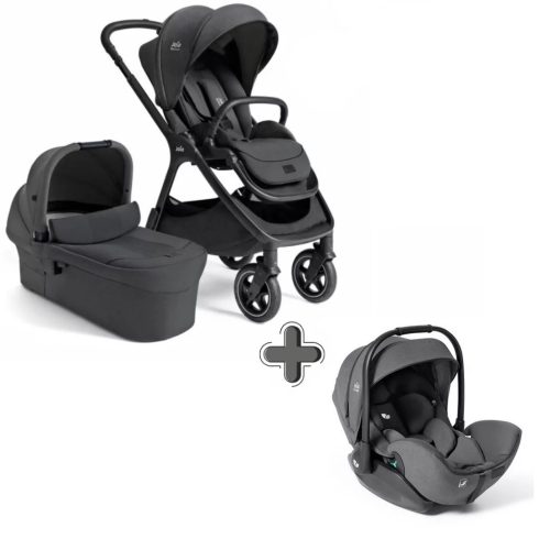 Joie Signature Finiti 3in1 babakocsi Ebony (i-Level Pro hordozóval)