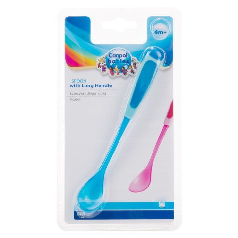 Canpol hosszúnyelű kanál - kék