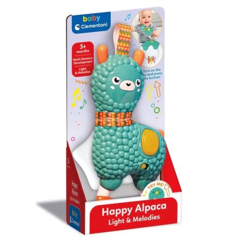 Clementoni Boldog Láma interaktív csörgő fénnyel és hanggal