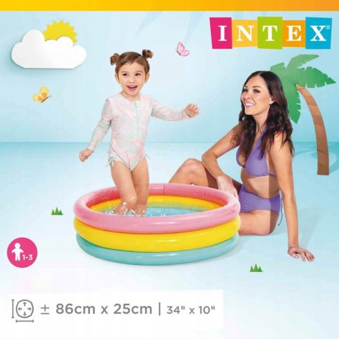 Intex Sunset Glow bébi medence 86x25 cm