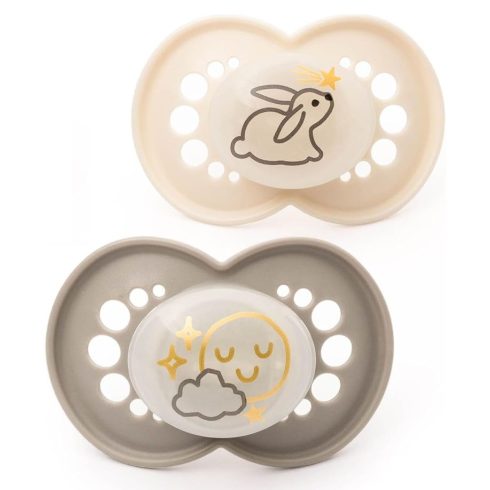 MAM Original Night 6 hó+ szilikon nyugtató cumi 2 db - Unisex