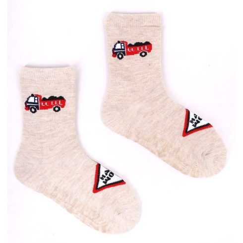 Yo!club ABS csúszásgátlós zokni (20-22) - bézs