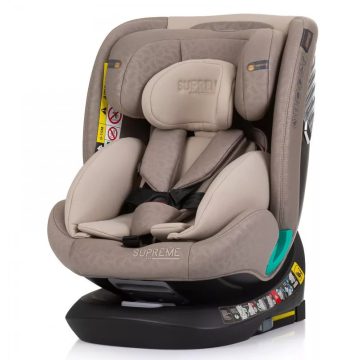 Chipolino Supreme autósülés Isofix 40-150cm - Macadamia 