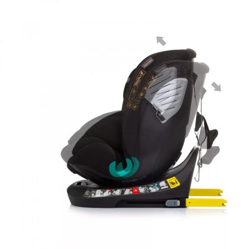 Chipolino Supreme autósülés Isofix 40-150cm - Obsidian 