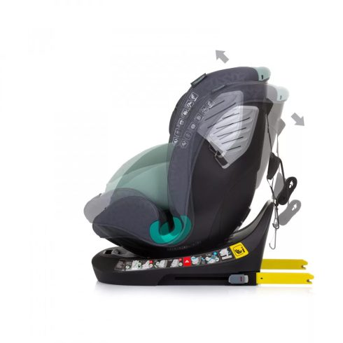 Chipolino Supreme autósülés Isofix 40-150cm - Pastel Green 