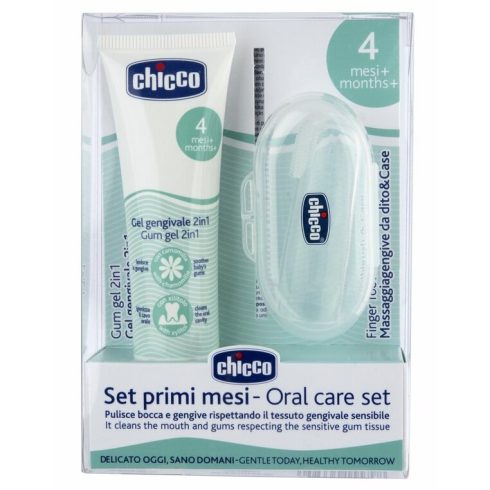 Chicco Oral Gel Set - ínyzselé fogzás gél szett 30 ml
